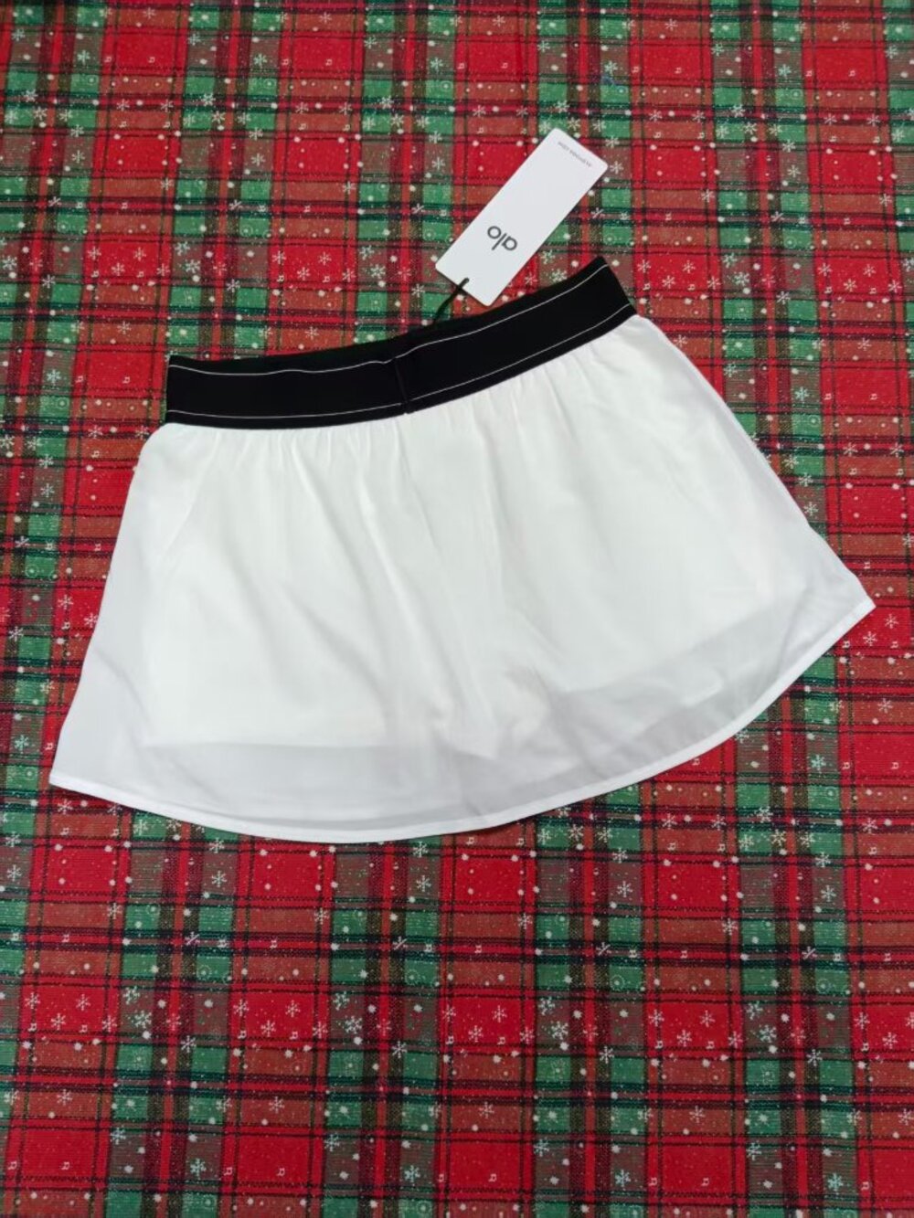 ALO Yoga Match Point High-Waisted Tennis Skirt White|New With Tags🤍 - Picture 7 of 9